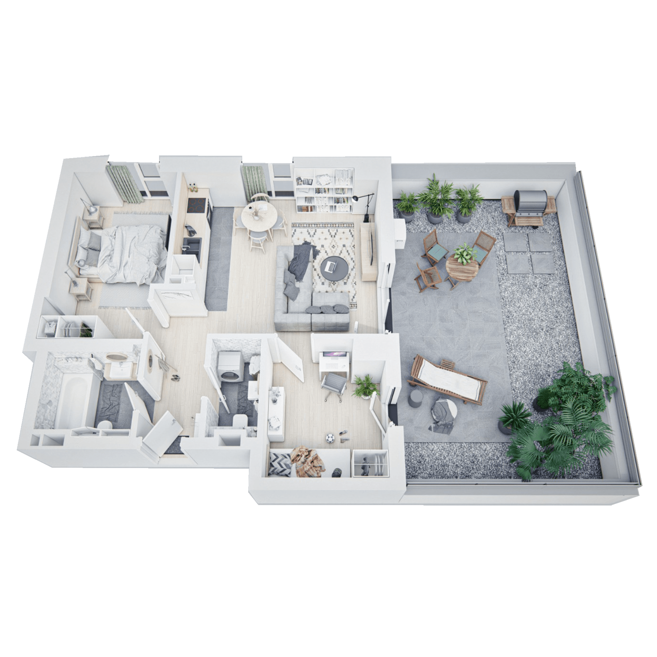 Plan apartament 2.5 camere